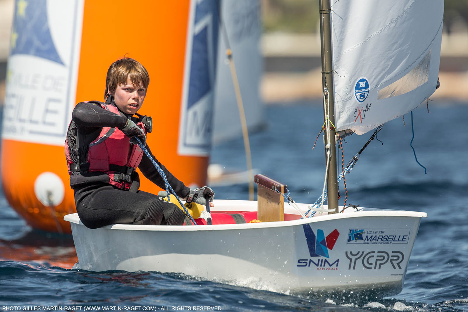 14 04 2016, Marseille (FRA,13), SNIM Dériveurs, Coupe Internationale de Printemps Optimist, Day 4