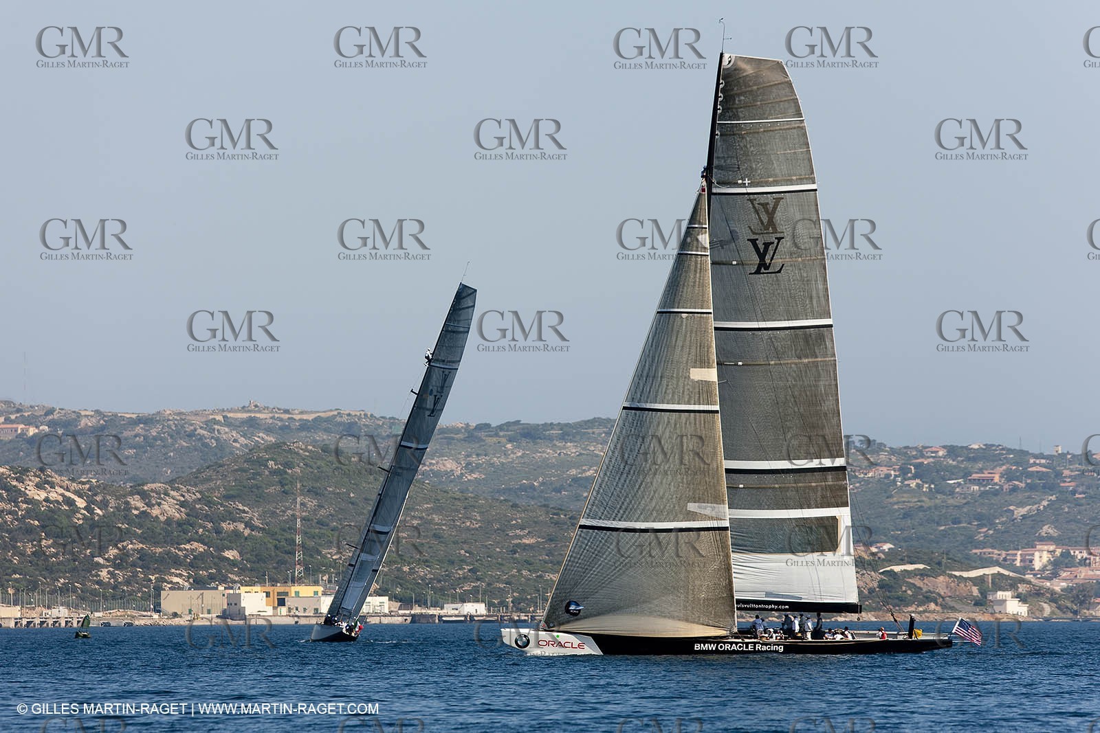 18 05 2010 - La Maddalena (ITA, Sardinia) Louis Vuitton Trophy - BMW ORACLE Racing - Training