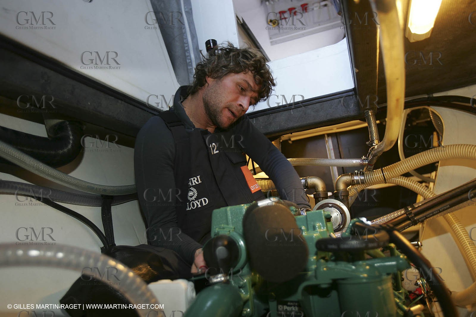 Orange II  - 2005 Jules Verne Trophy - Training in Bay of Biscay -Bernard Stamm-