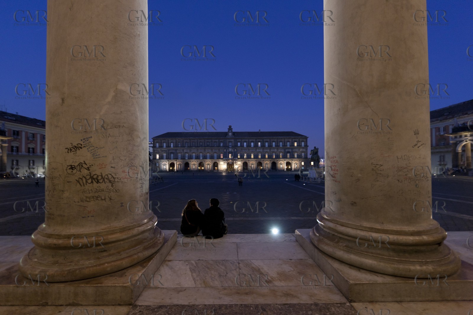 24 02 2012 - Naples (ITA) - 34th America's Cup - America's Cup World Series Naples 2012 - Naples Preview - Basilico San Francesco di Paola - Piazza Plebiscito