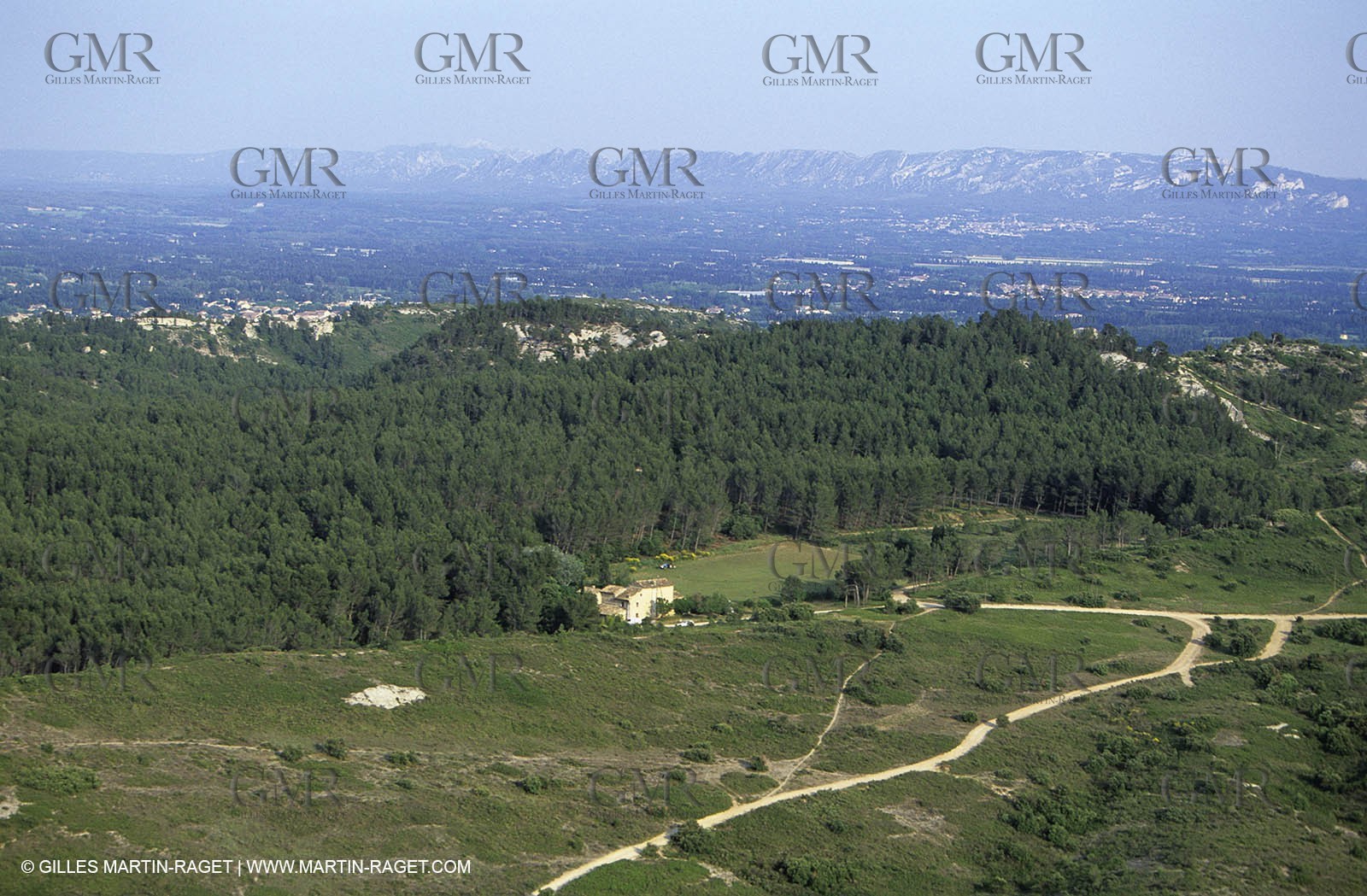 Alpilles and Montagnette hills