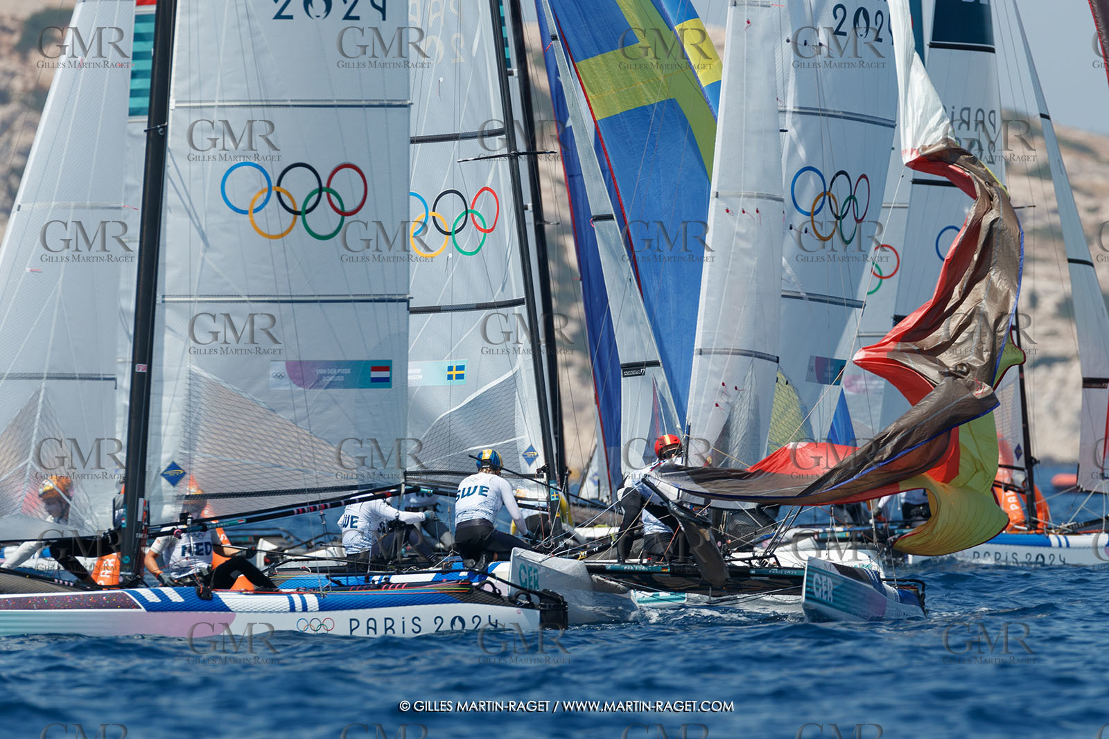 05 08 2024, Marseille (FRA), Paris 2024 Olympic Games, Sailing, Race Day 8
