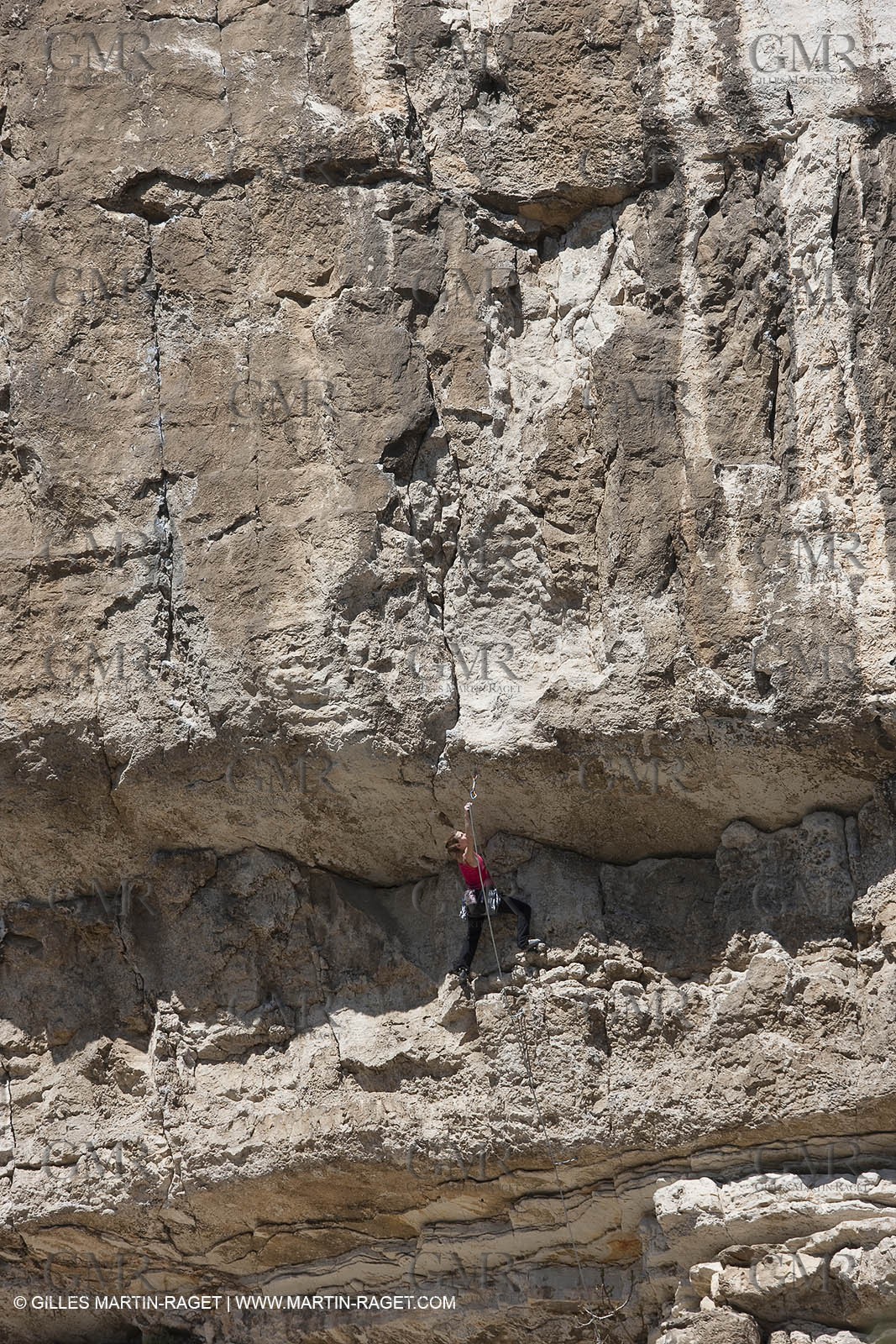 26 03 2009 - Marseille (FRA, 13) - Les Calanques - Sugiton - Les toits cliff