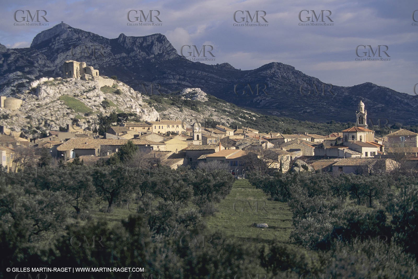 France, Provence, paysage des Alpilles, Alpilles landscapes