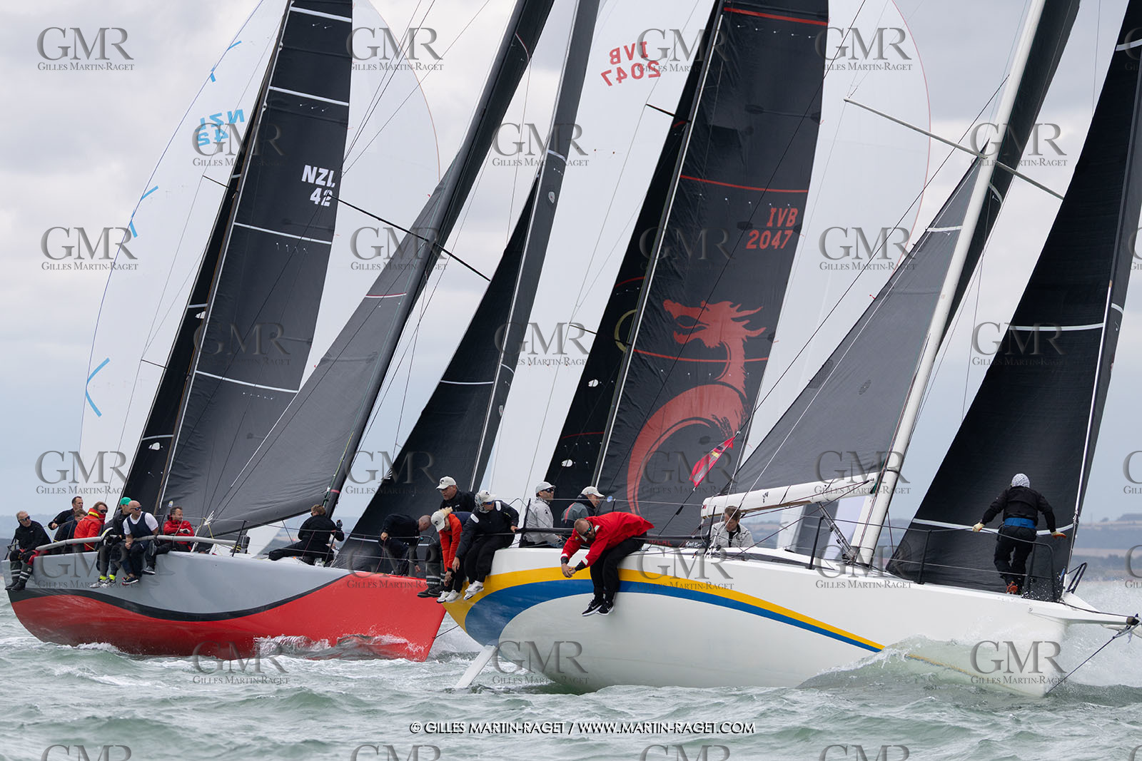 22 07 2025, Cowes (UK, IOW), Admiral's Cup 2025, Inshore Races 1 & 2,