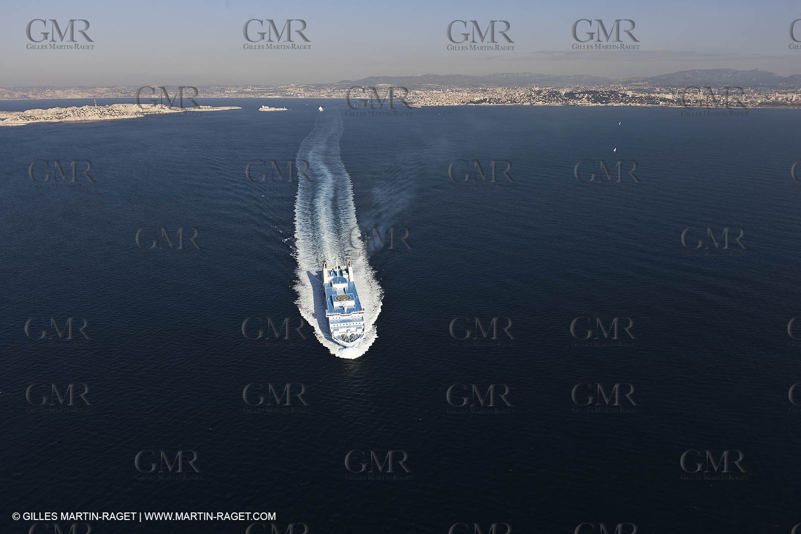 14 01 2012 - Marseille (FRA,13) - La Meridionale shipping company - the Piana off Marseille and the Calanques