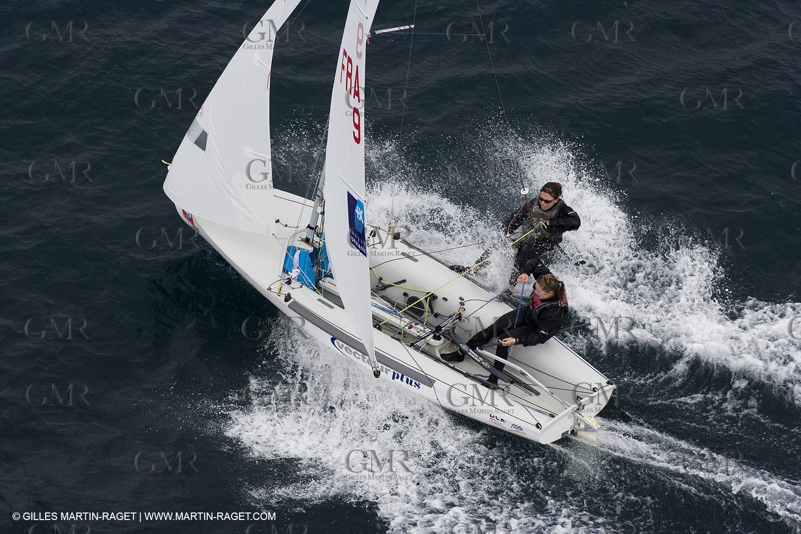 26 04 2007 - 2007 Semaine Olympique Française - Hyères (South of France) - Day 5 - Team France - 470 Femme - Lecointre-Lemaître