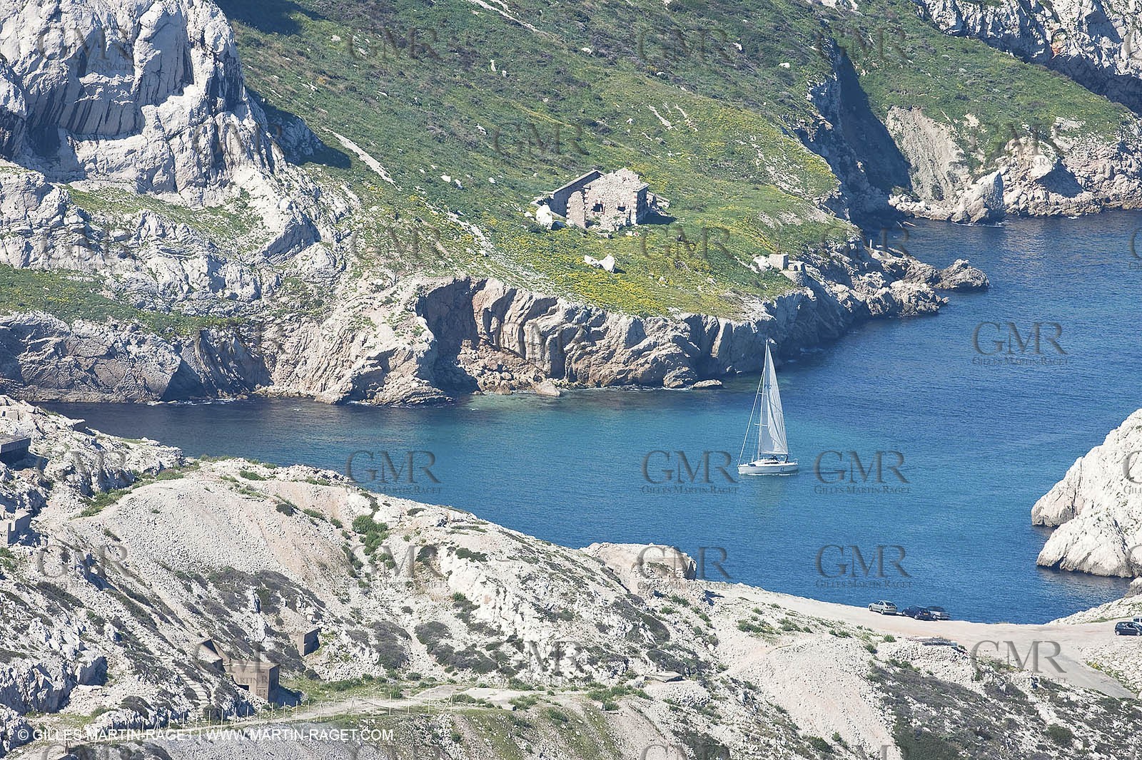 18 04 2009 - Marseille (FRA, 13) - Les Calanques - Maire island straight