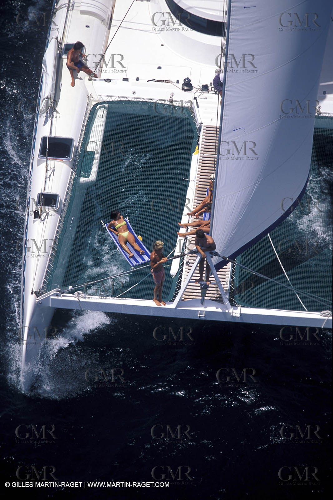 Cruising multihull sailing