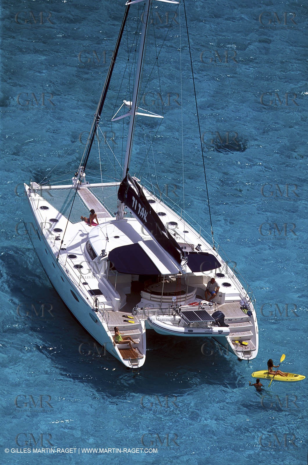 Cruising multihull mooring