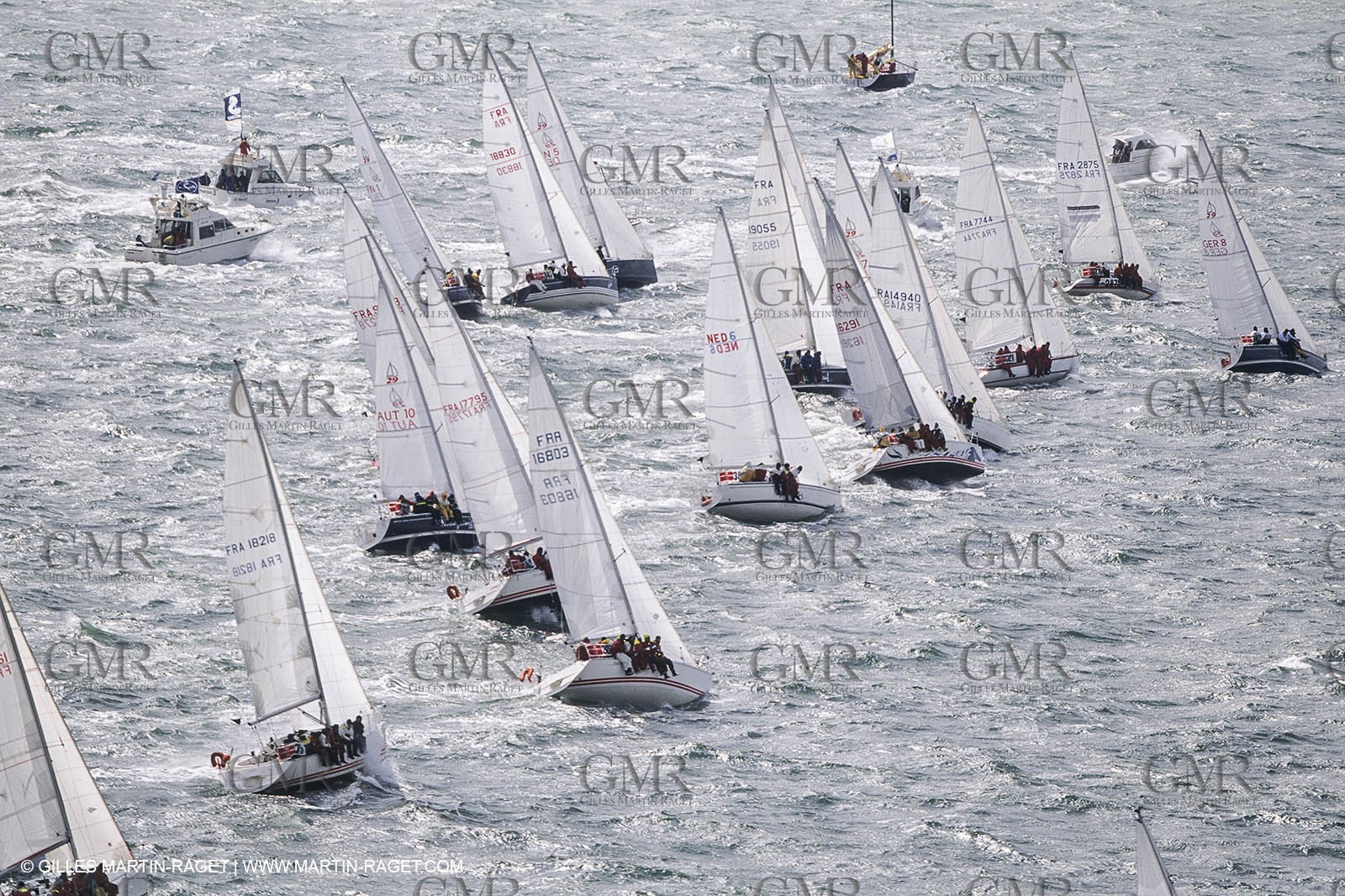 Sailing, Yacht Racing, Spi Ouest France, La Trinité sur mer (Britanny)