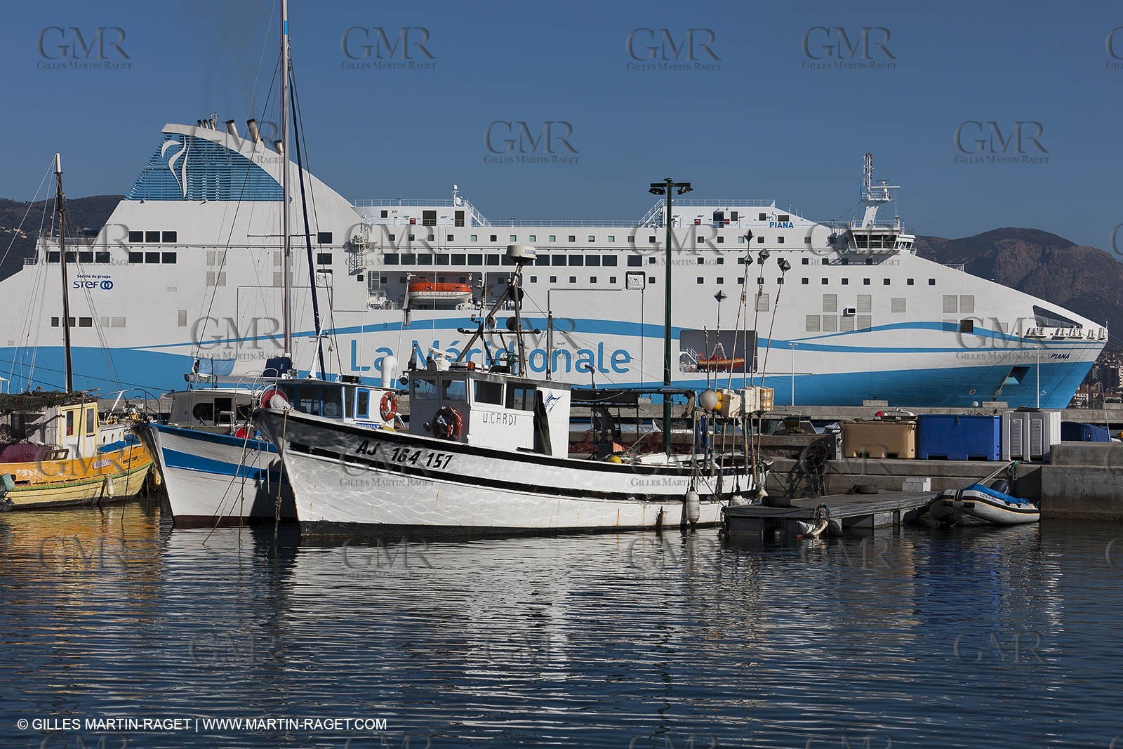 16 02 2012 - Ajaccio (FRA, Corse) -  La Méridionale shipping company- Piana at Ajaccio