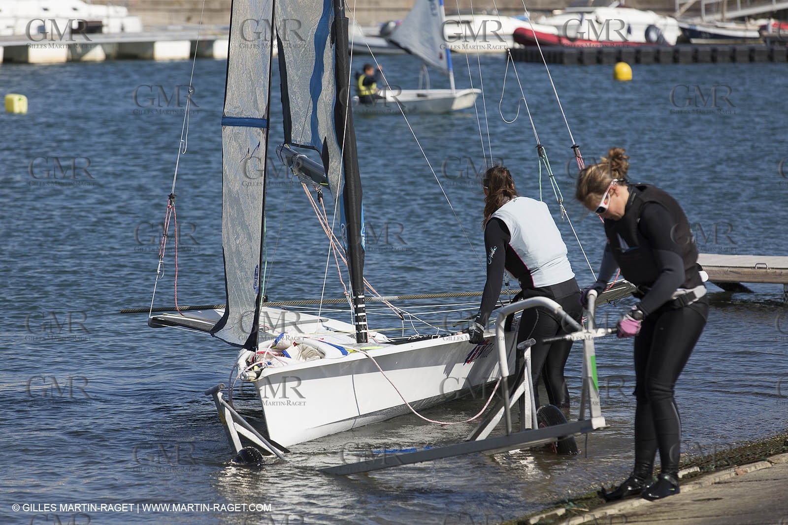 21 03 2013 - Marseille (FRA,13) - 49er FX test