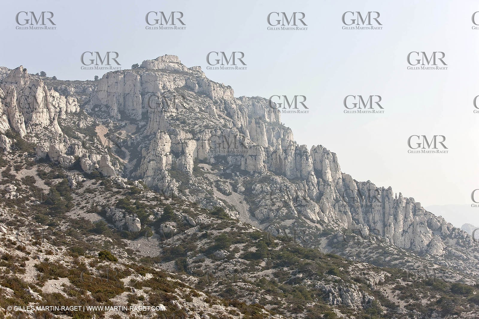 19 03 2009 - Marseille (FRA, 13) - Calanques - Massif de Marseilleveyre - Les têtes de Malvallon