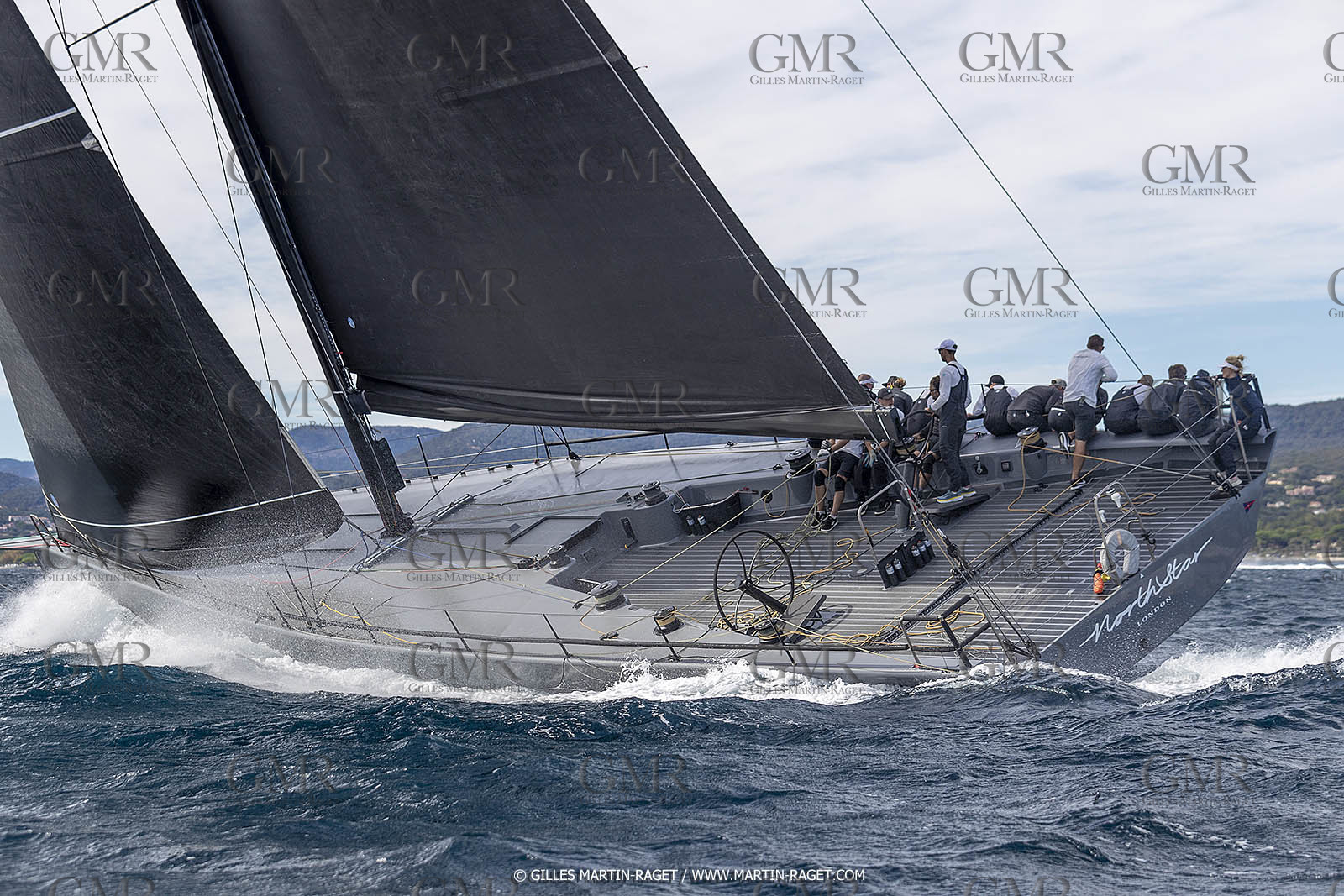 02 10 2022, Saint-Tropez (FRA,83), Voiles de Saint-Tropez 2022,  entraînement des maxis