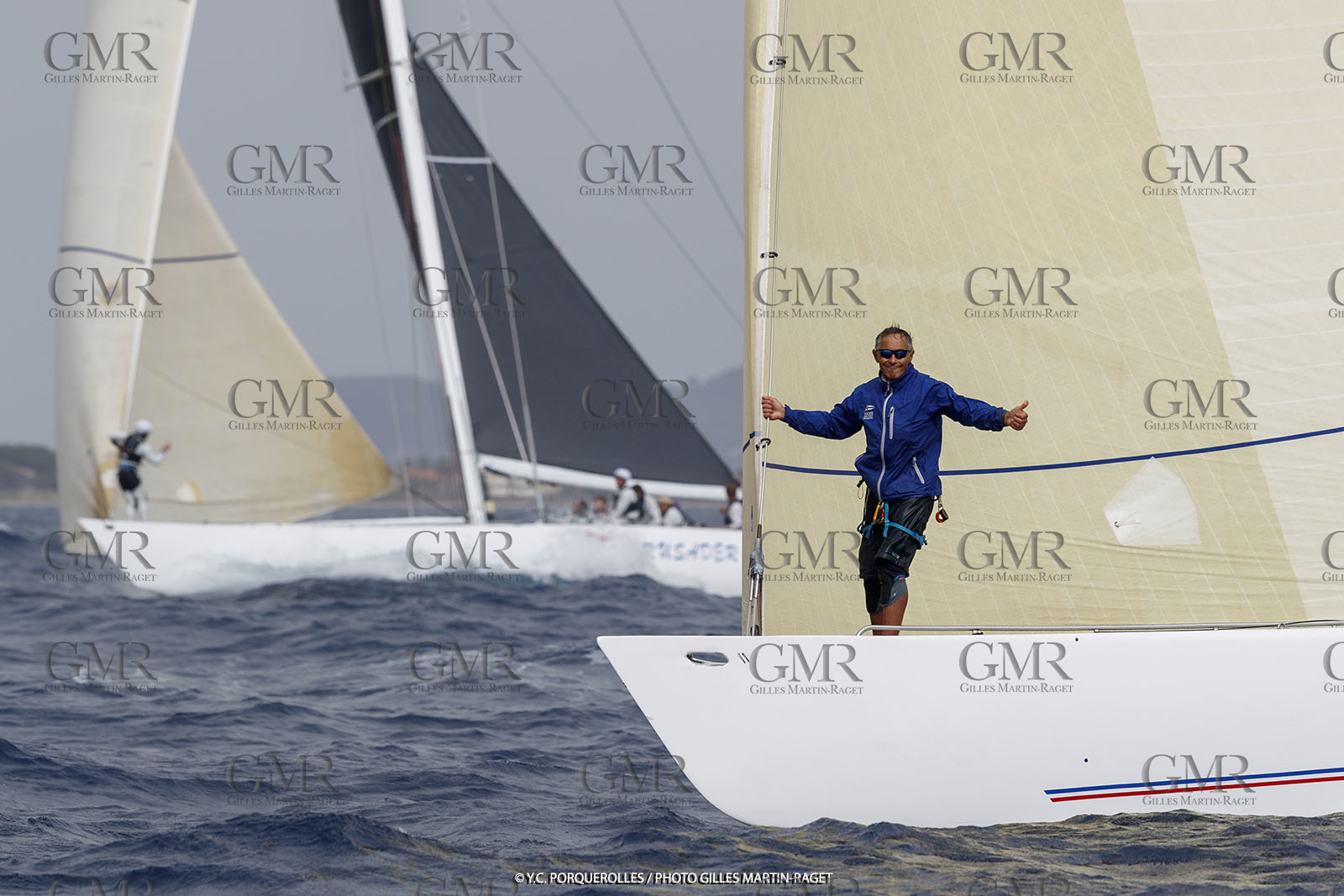 19 06 2024, Porquerolles Island (FRA), Championnat du monde des 12 m JI 2024, Race Day 1