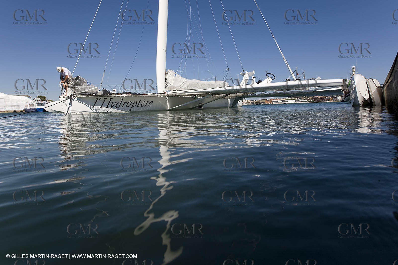 14 06 2008 - Toulon-Hyères (FRA,83) - 50 knots record attempt trials by l'Hydroptère