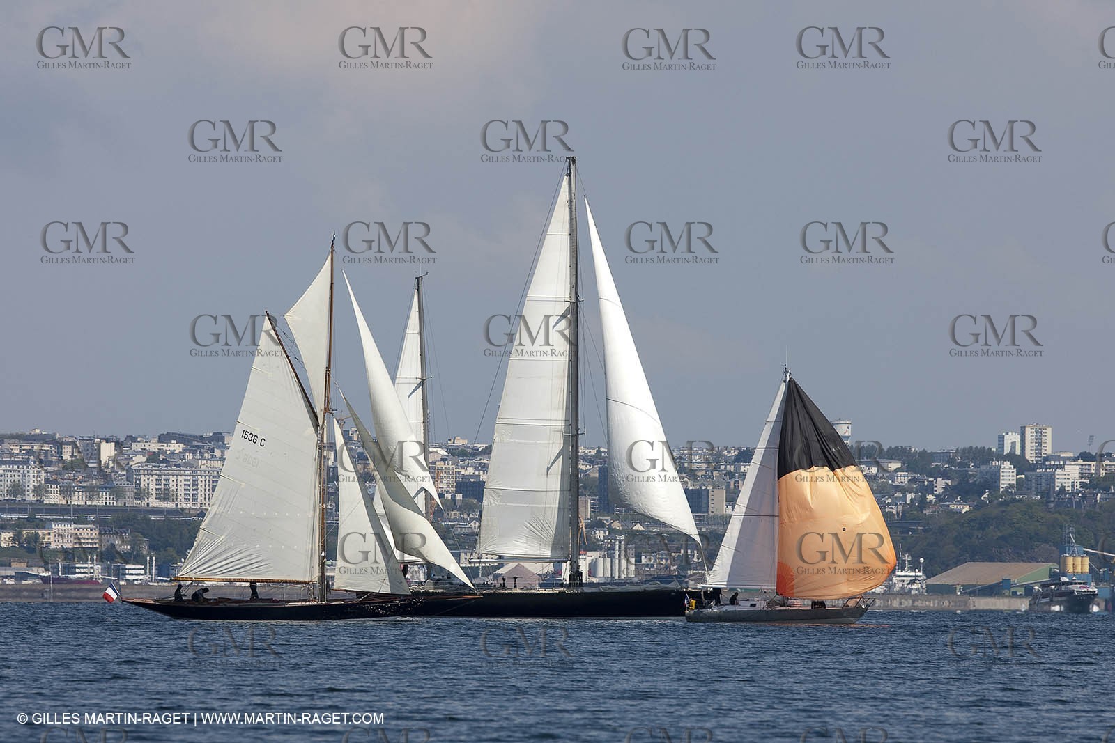 19 05 2010- Brest  - (FRA,56)  -  Les Pen Duick in Brest bay