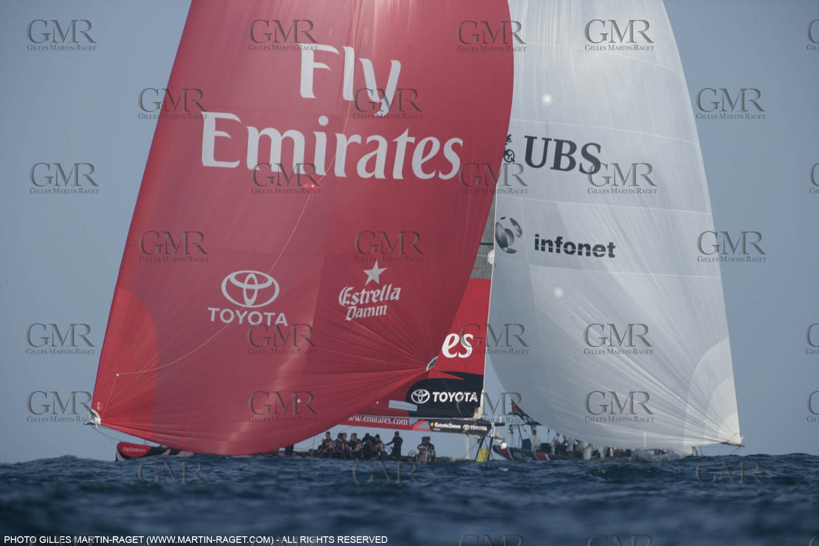 26 06 2007-Valencia (Spain)- 32nd America's Cup - Final Match - Day 3 - Alinghi vs Emirates Team New Zealand
