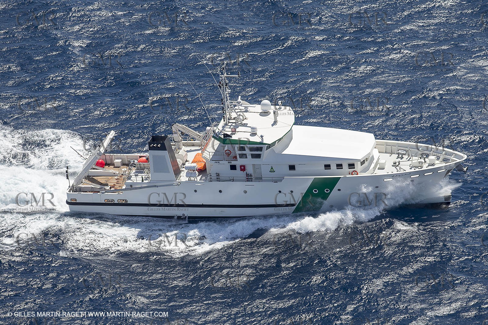 Al Azizi -  H2X boatyard - Oceanographjic research ship - Sea trials off La Ciotat (FRA,13) - 29 07 2014