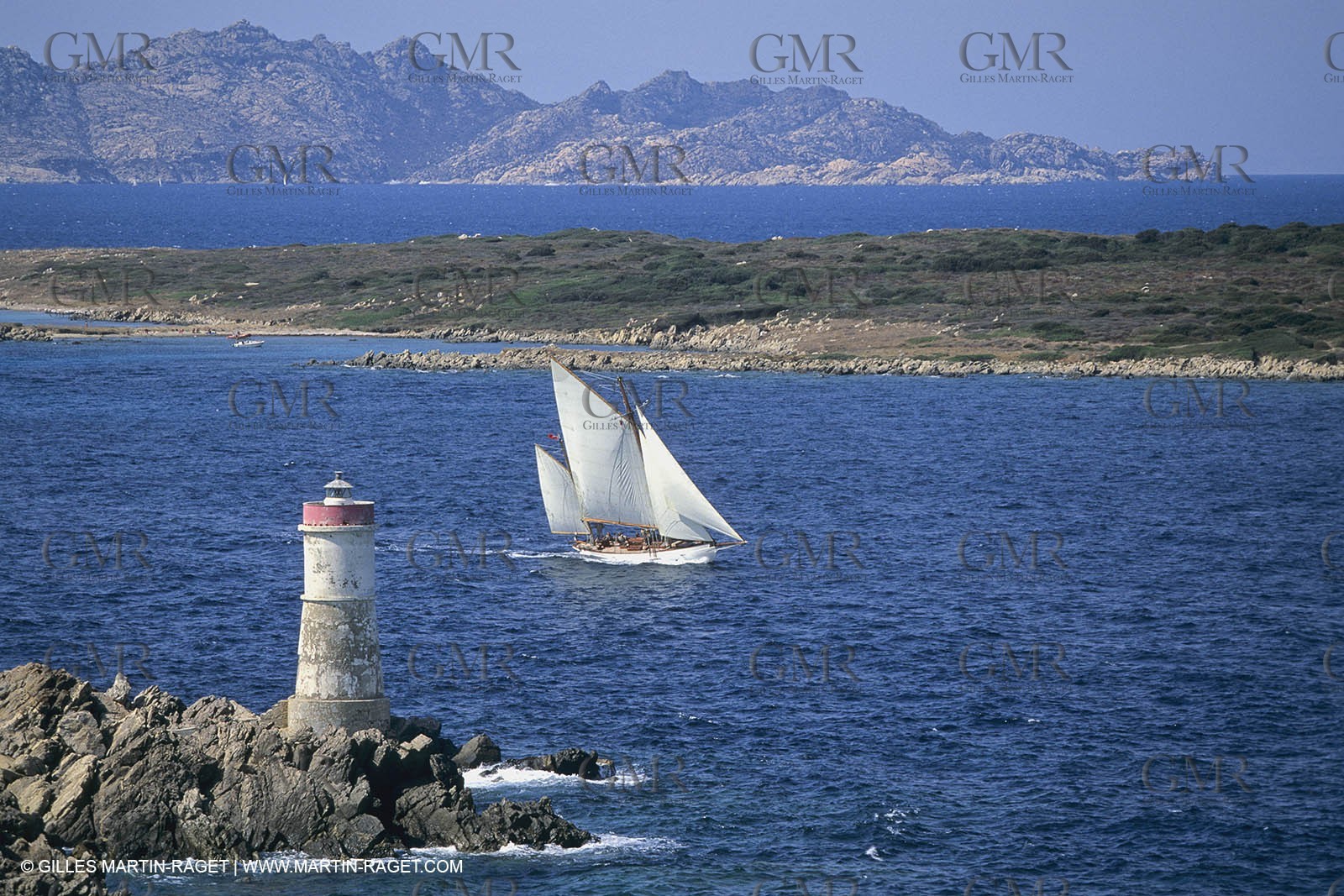 Costa Smeralda (Italia, Sardinia) - Classic yachts in La Maddalena archipelago