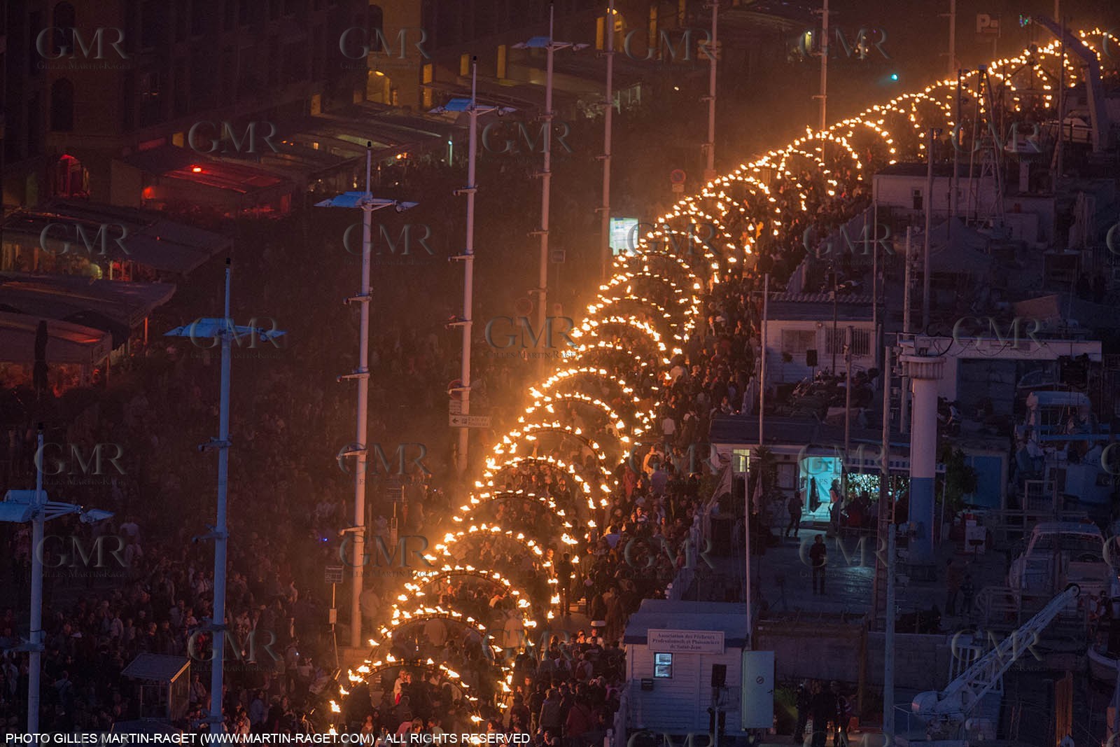 03 05 2013 - Marseille (FRA,13) - Marseille Provence 2013, Historical port Illumination by Company Carabosse