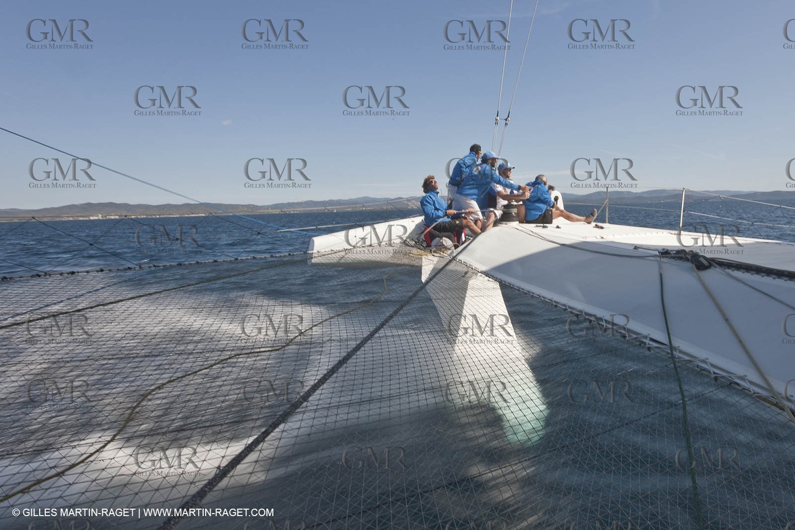 05 09 2009 - Hyères (FRA, 83) Hydroptère beat the overal sailing speed record with a run at 51,36 knts ( subjet to ratification by WSSRC)