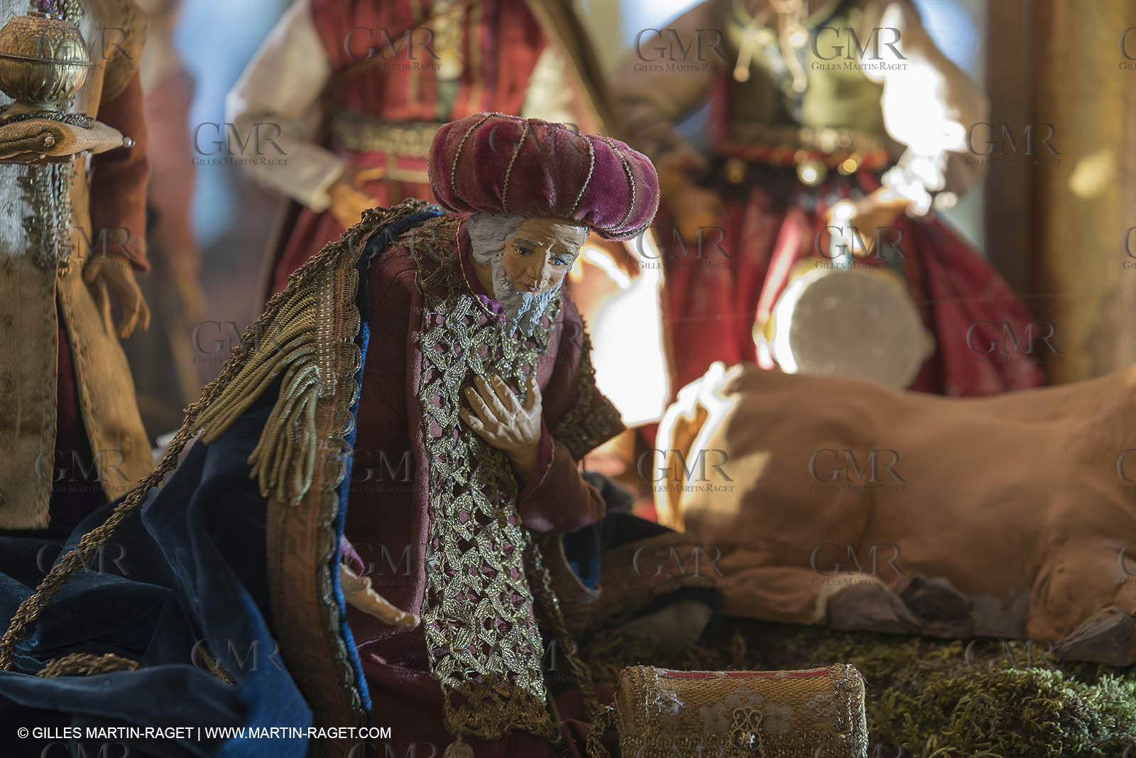 27 01 2018; L'isle sur Sorgue (FRA; 84); Les antiquaires; Crèche et santons de Jean-Jacques Bourgeois
