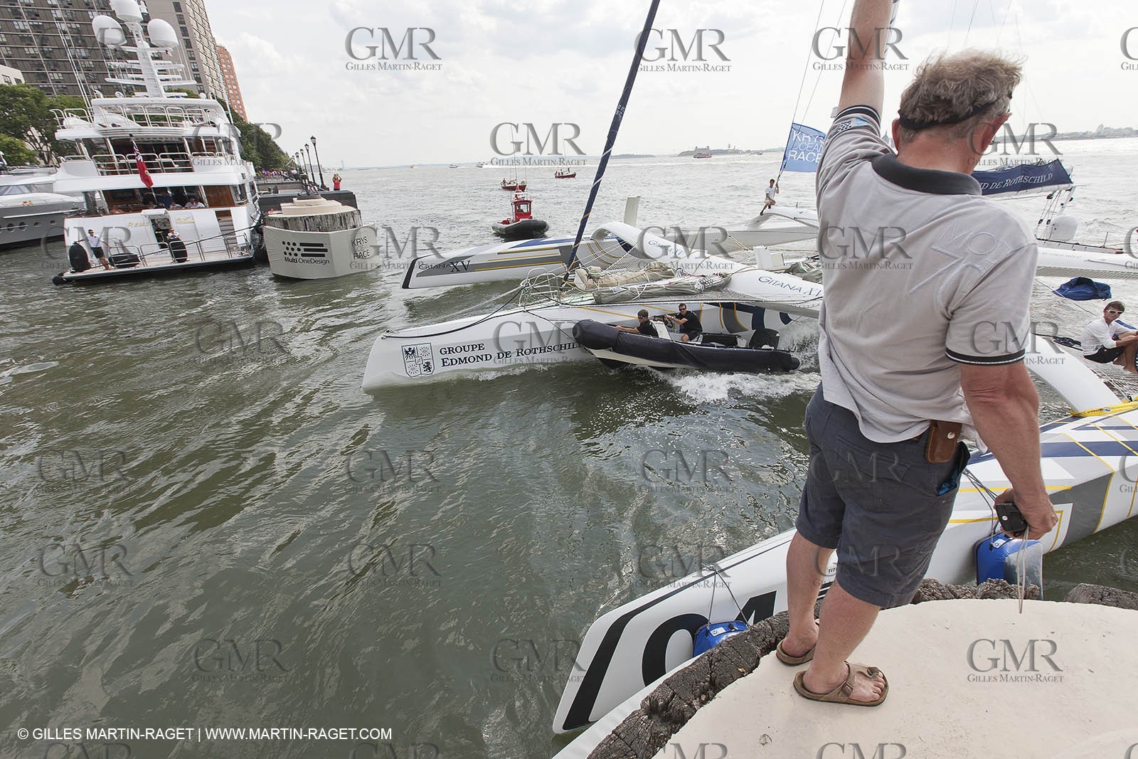 03 07 2012 - New York (USA, NY) - Krys Ocean Race prologuie - arrival in New York