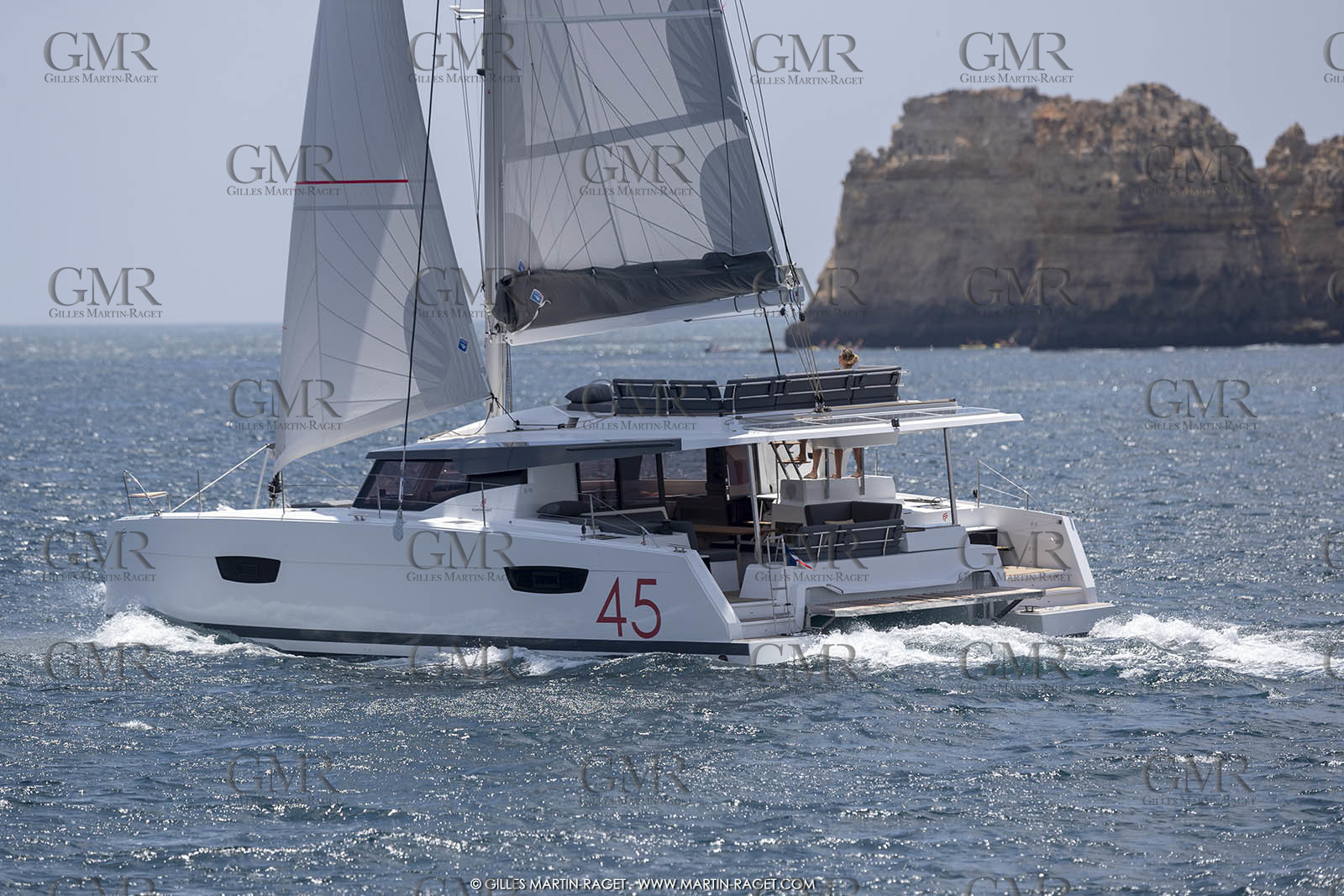 08 07 2019, Lagos (Portugal), Chantier Fountaine-Pajot, Fountaine-Pajot 45