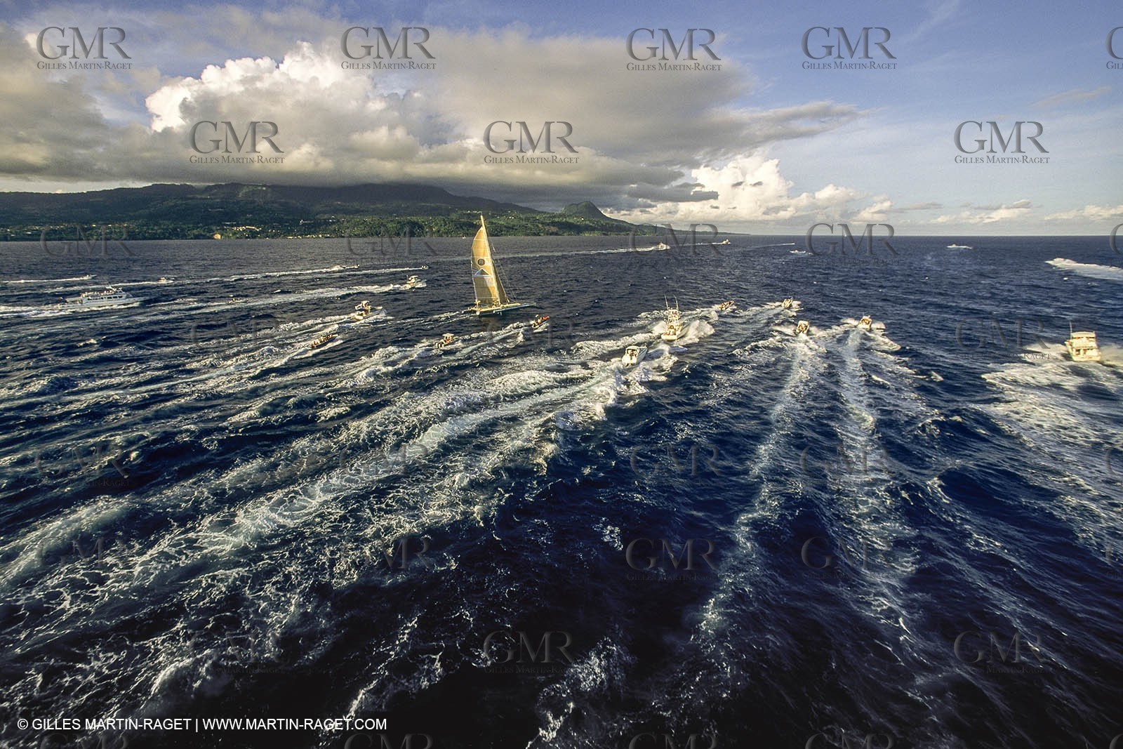 Sailing, Offshore Racing, Route du Rhum 1990, Groupe Pierre 1er, Florence Arthaud