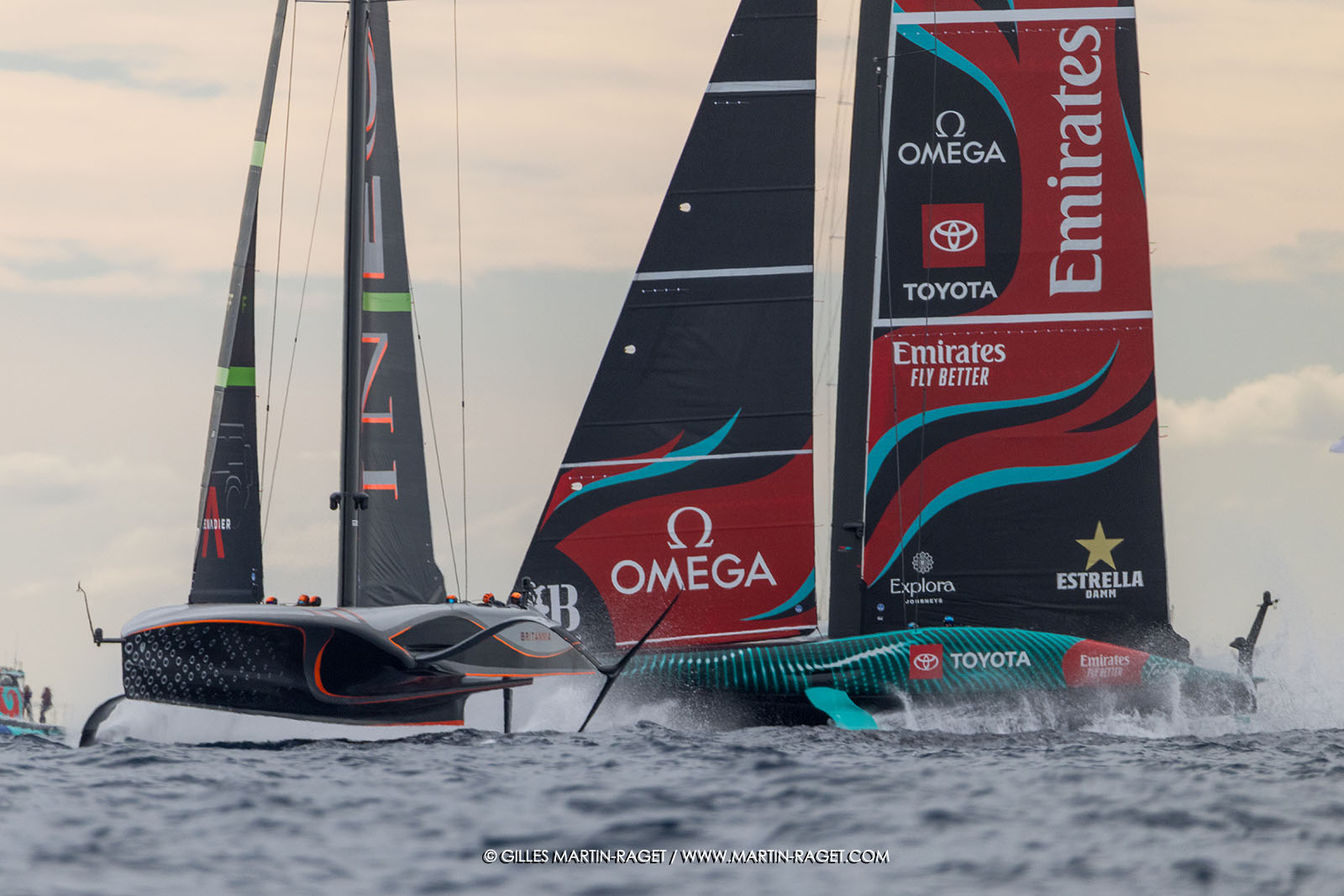 18 10 2024, Barcelona (ESP), Louis Vuitton 37th America's Cup, Final Match, Race Day 5, Race 7