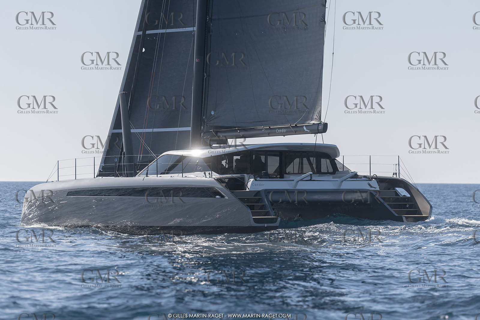16 02 2019, Porquerolles (FRA,83), Gunboat 68 sail testing  3