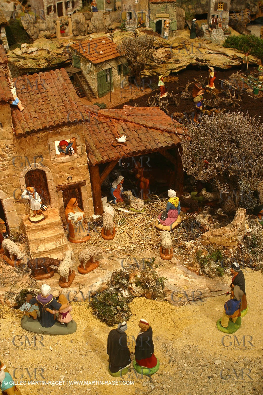 Great crib from les Saintes Maries de la mer (FRA, 13) for Christmas, December 2010