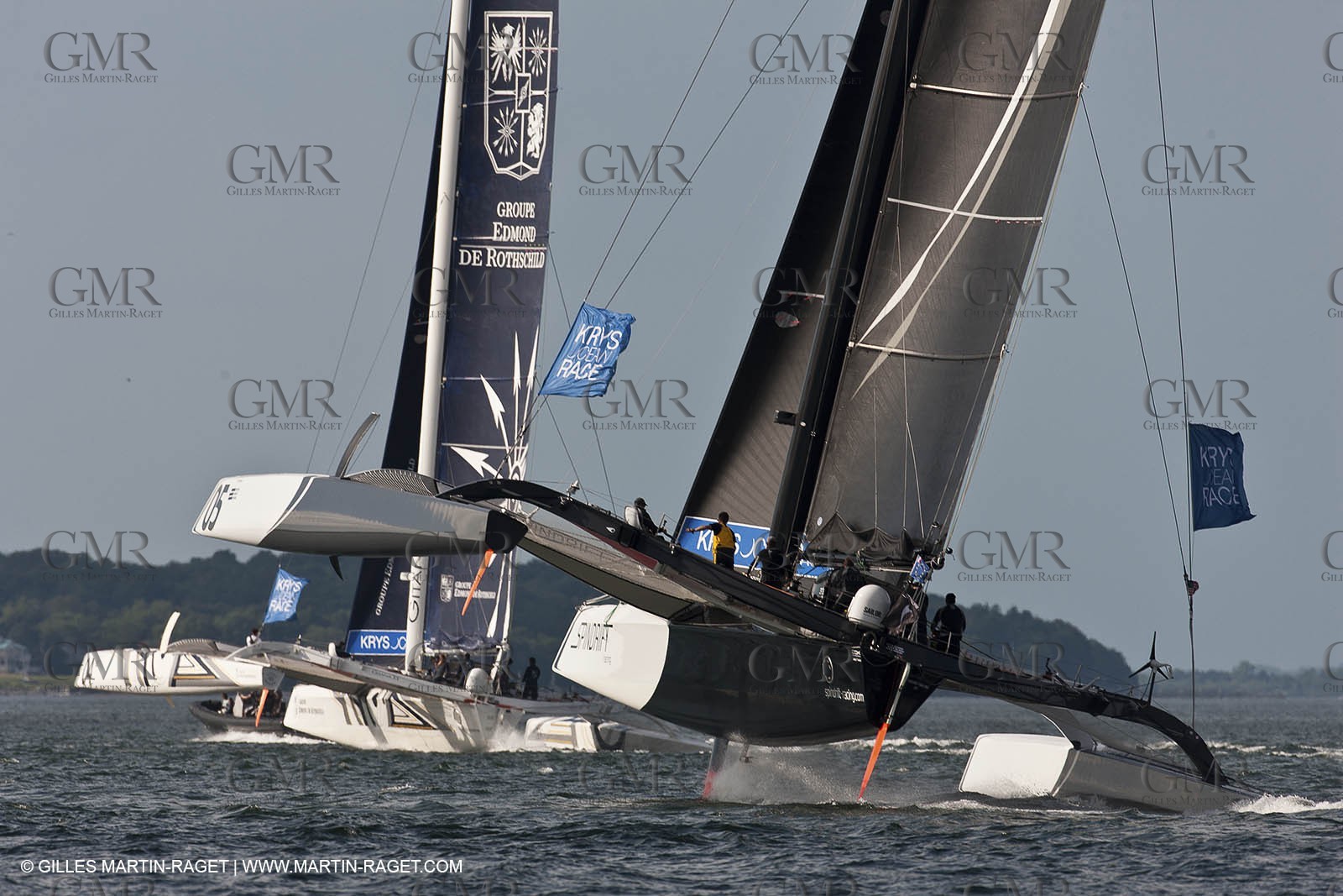 02 07 2012 - Newport (RI) - Départ du prologue de la Krys Ocean Race disputé sur le parcours Newport-New York