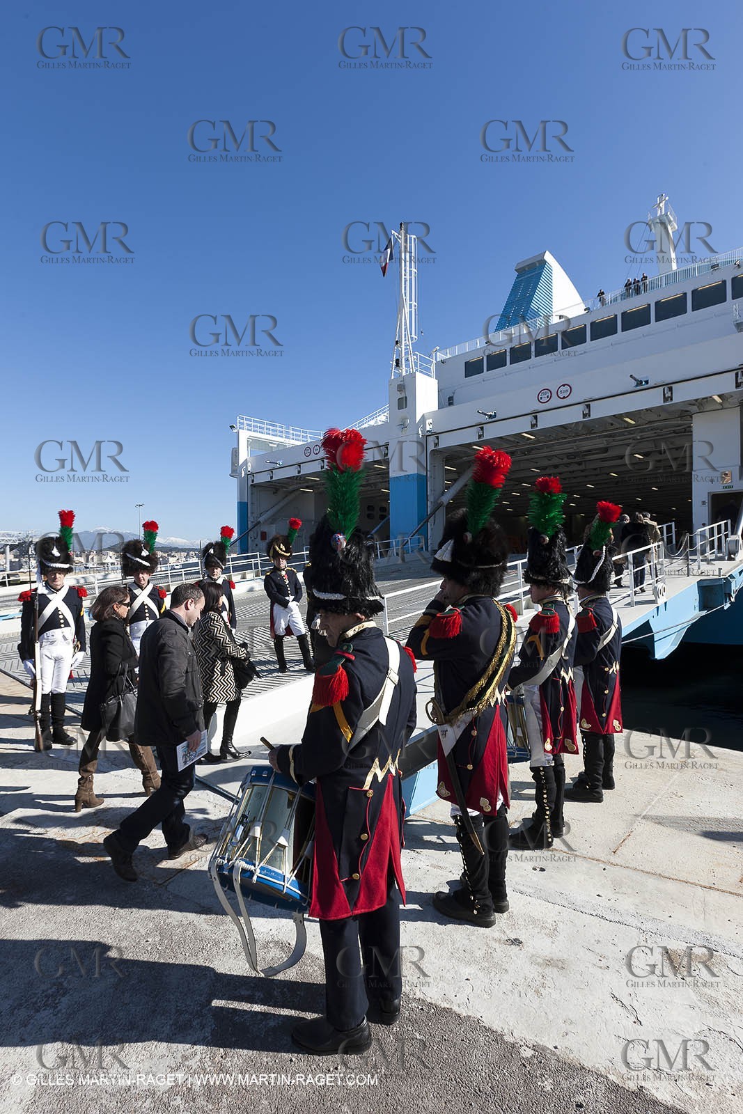 16 02 2012 - Ajaccio (FRA, Corse) -  La Méridionale shipping company- Piana at Ajaccio