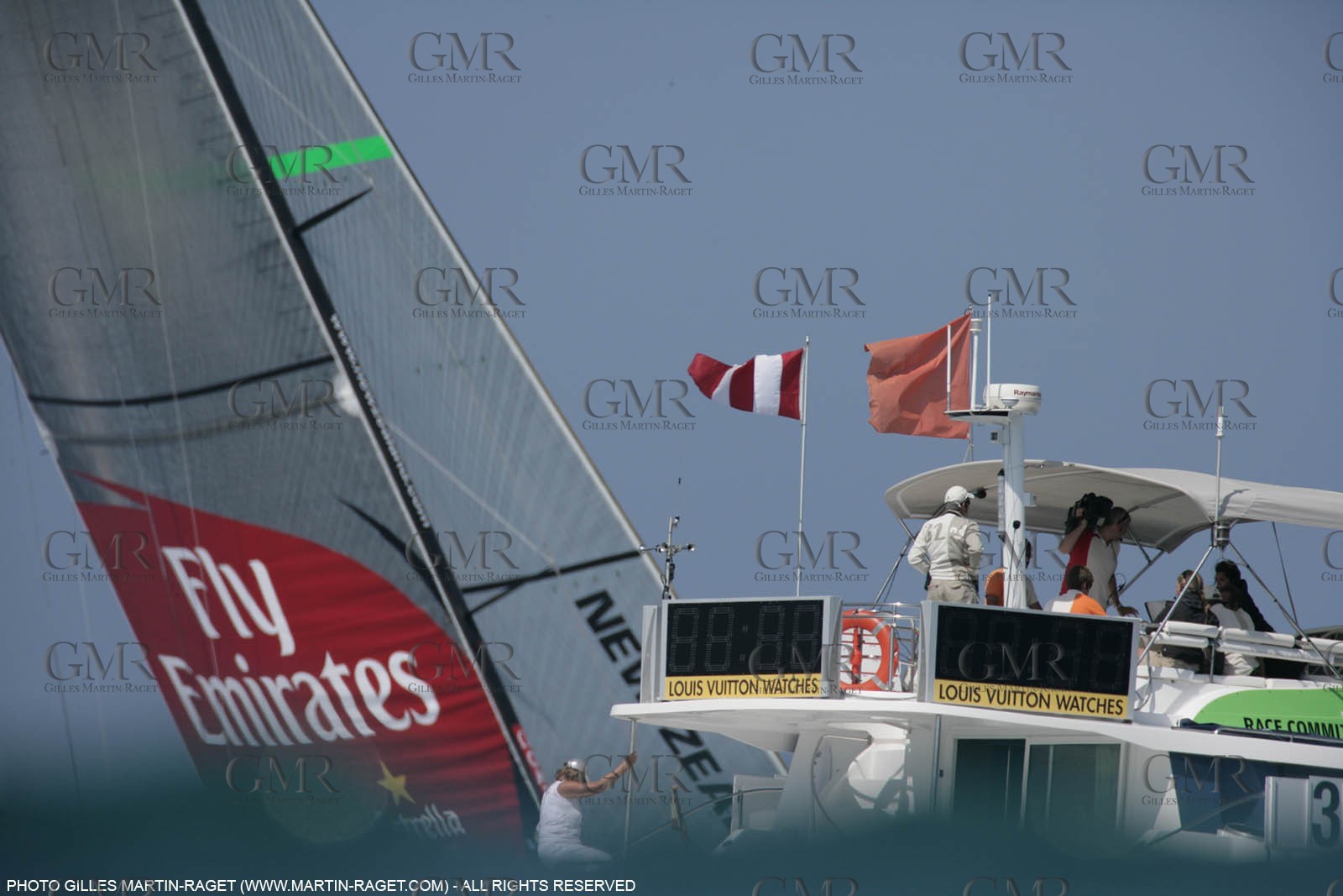 26 06 2007-Valencia (Spain)- 32nd America's Cup - Final Match - Day 3 - Alinghi vs Emirates Team New Zealand