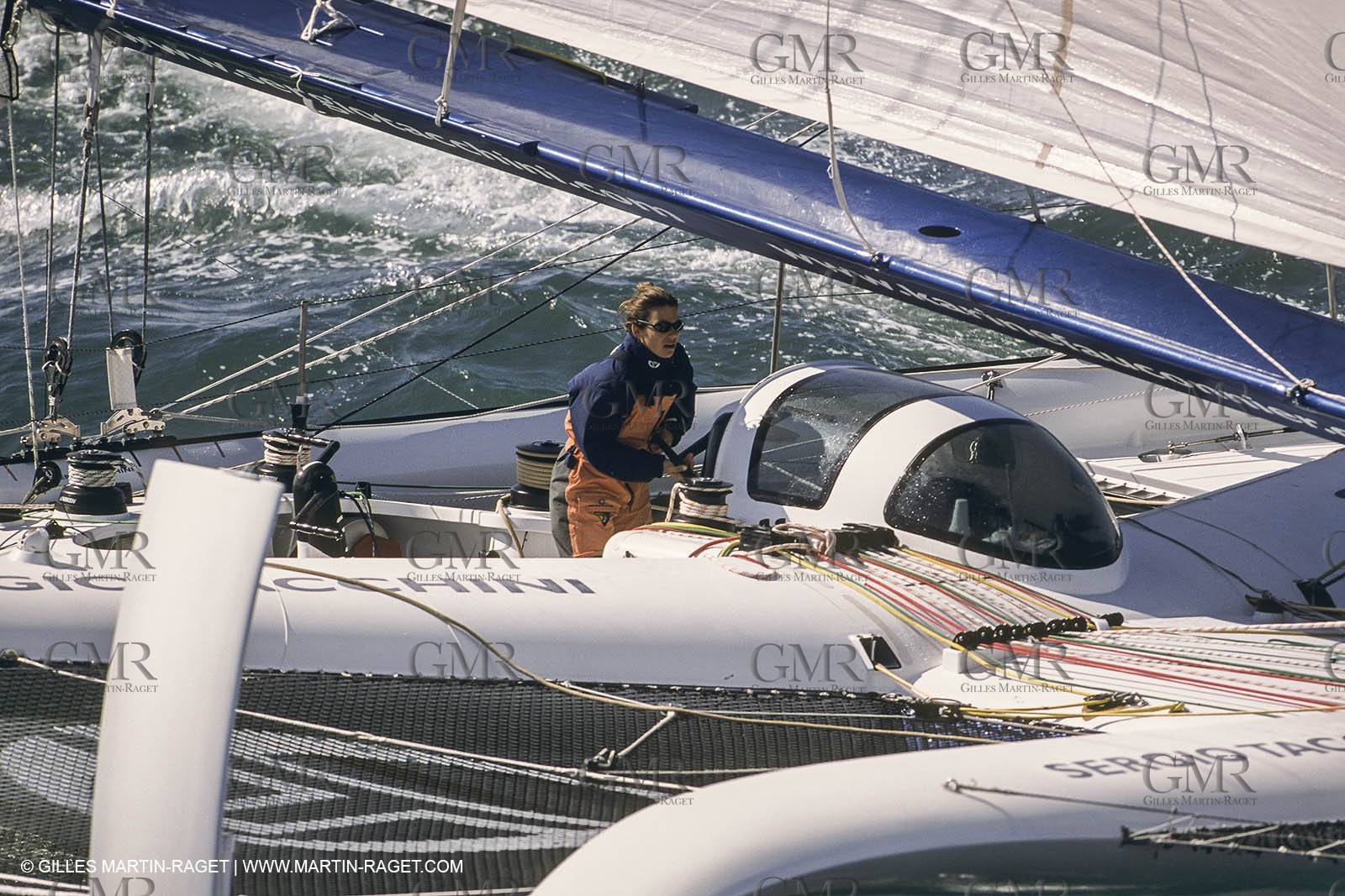 Yacht Racing, Multihull, ORMA 60, Karine Fauconnier, Sergio Tacchini