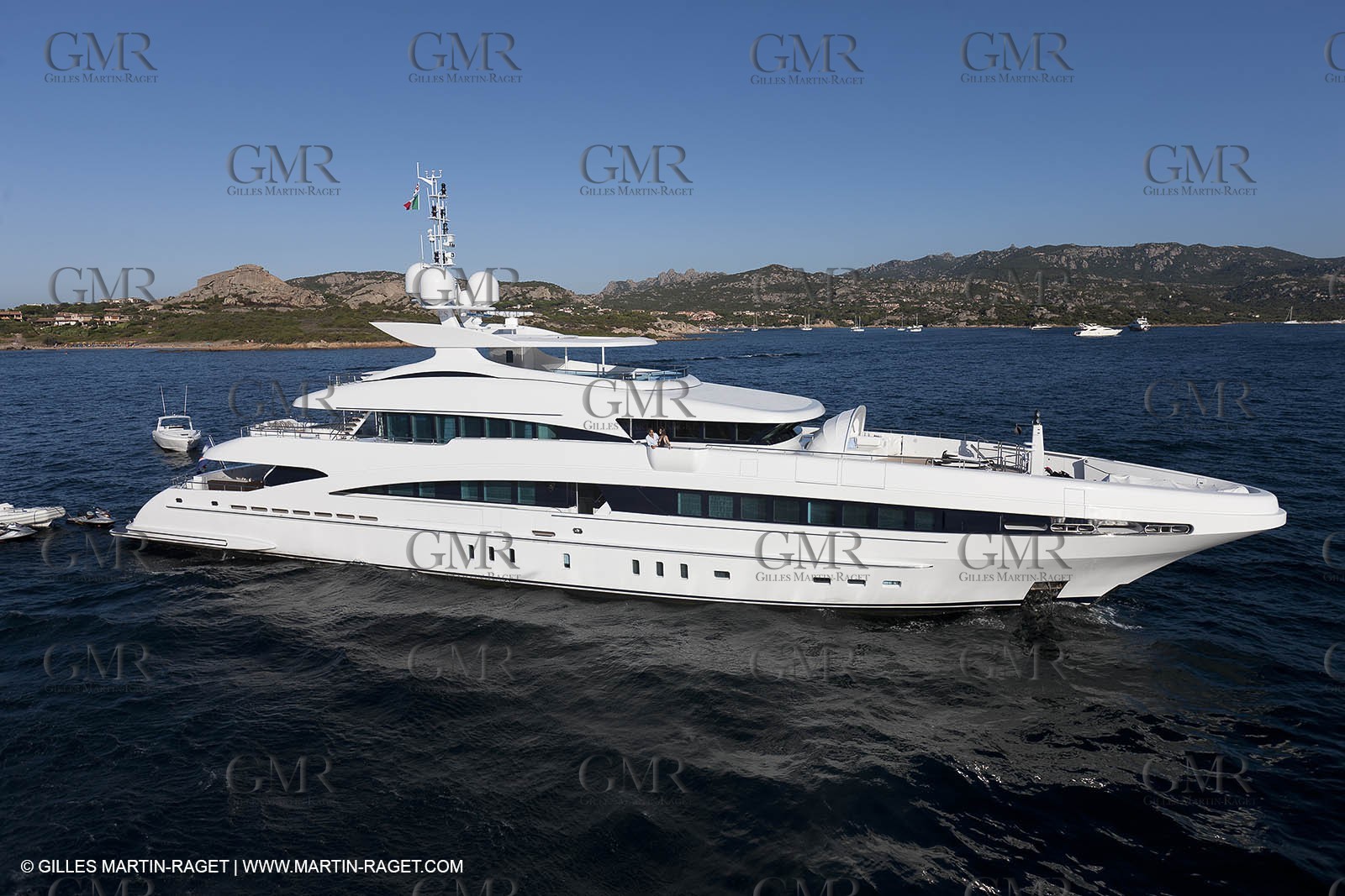 18 08 2011 - La Maddalena (ITA, Sardinia) - Motor yacht Inception