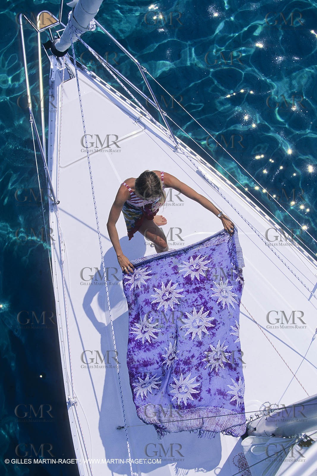 Voile, croisière, femmes à bord