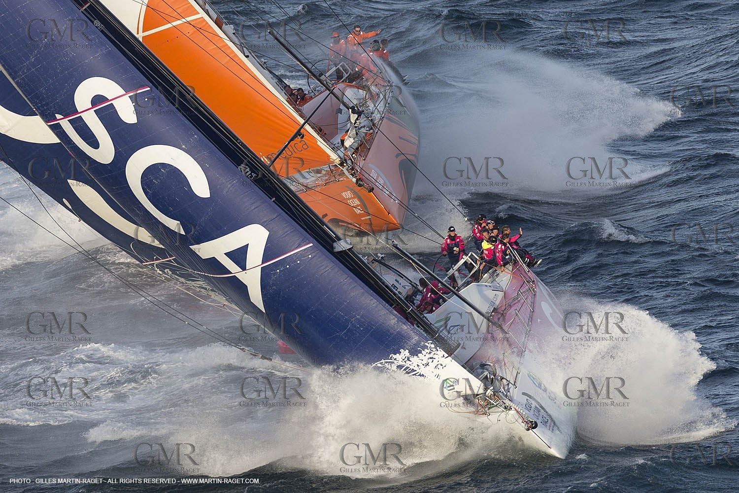 19 11 2014, Cape Town (ZAF), Volvo Ocean Race 2014-15, Team Alvimedica, Start Leg 2