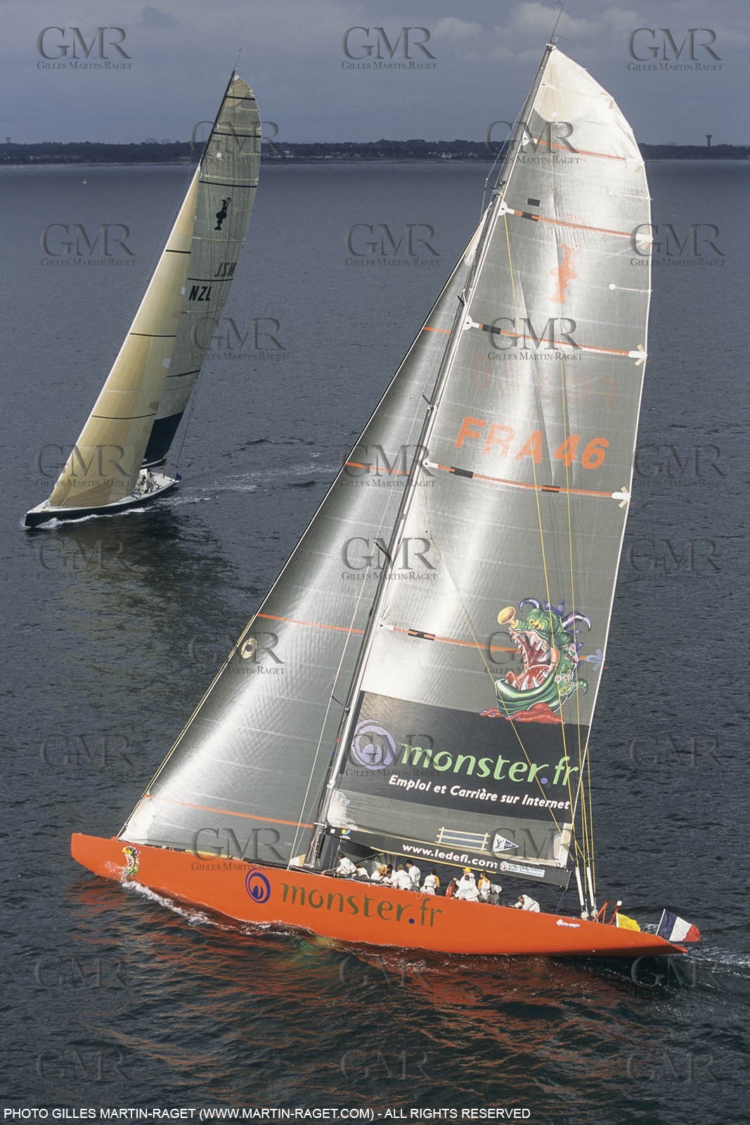 Yacht racing, 30th America's Cup 2000, Auckland (NZL), Le Défi, 6ème Sens