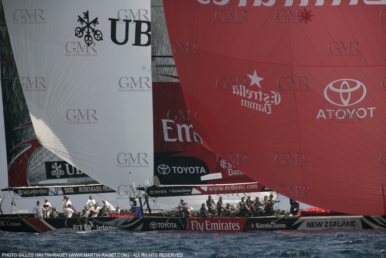 30 06 2007-Valencia (Spain)- 32nd America's Cup - Final Match - Day 6 - Alinghi vs Emirates Team New Zealand