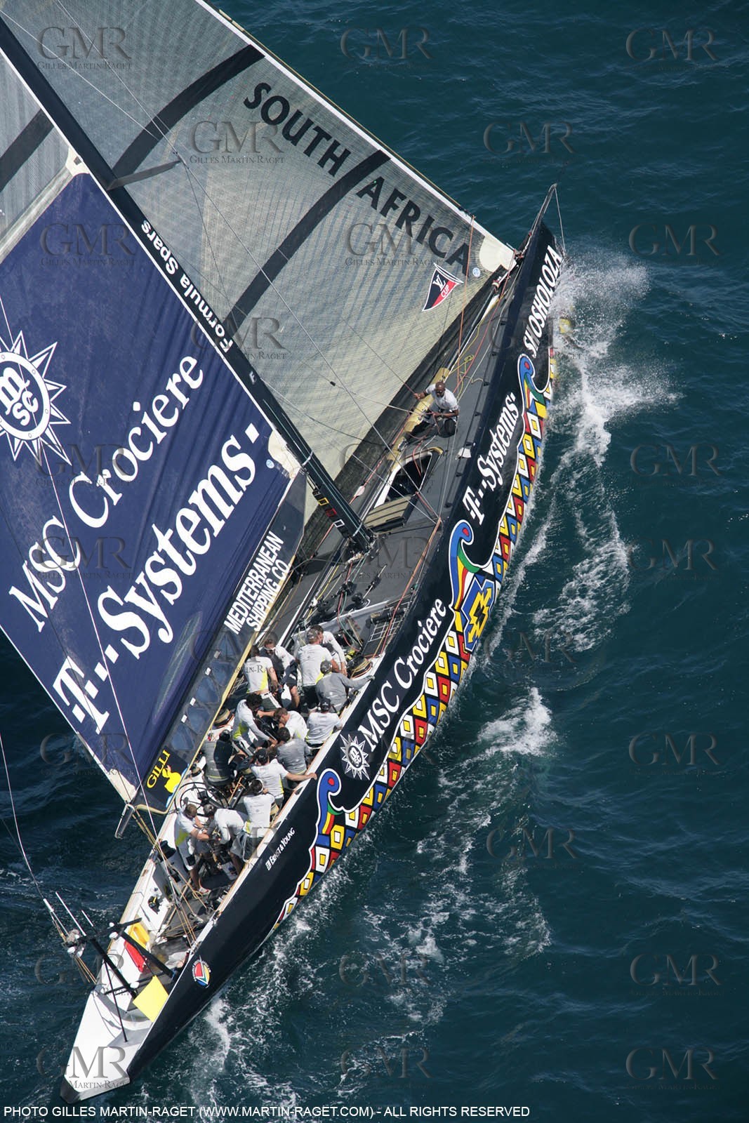 09 05 2007-Valencia (Spain)- 32nd America's Cup - Louis Vuitton Cup - RR2 - Day 11 - BMW ORACLE Racing