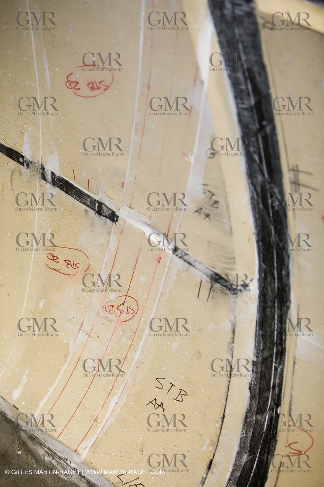 Sydney, Australia, Thomas Coville trimaran Sodebo building at Boat Speed