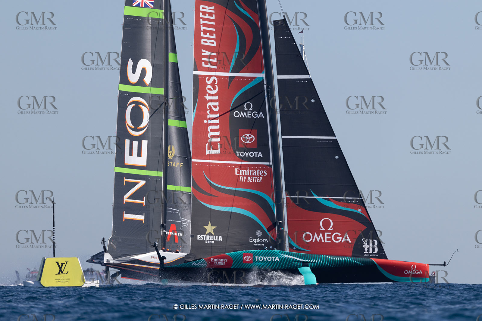 19 10 2024, Barcelona (ESP), Louis Vuitton 37th America's Cup, Final Match, Race Day 6