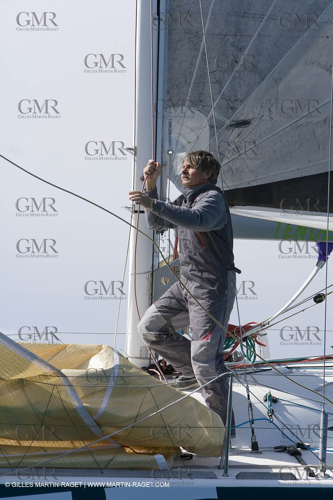 27 03 08- La Grande Motte- (FRA,34) Transat AG2R 2008- Jean-Paul Mouren- Laurent Pellecuer