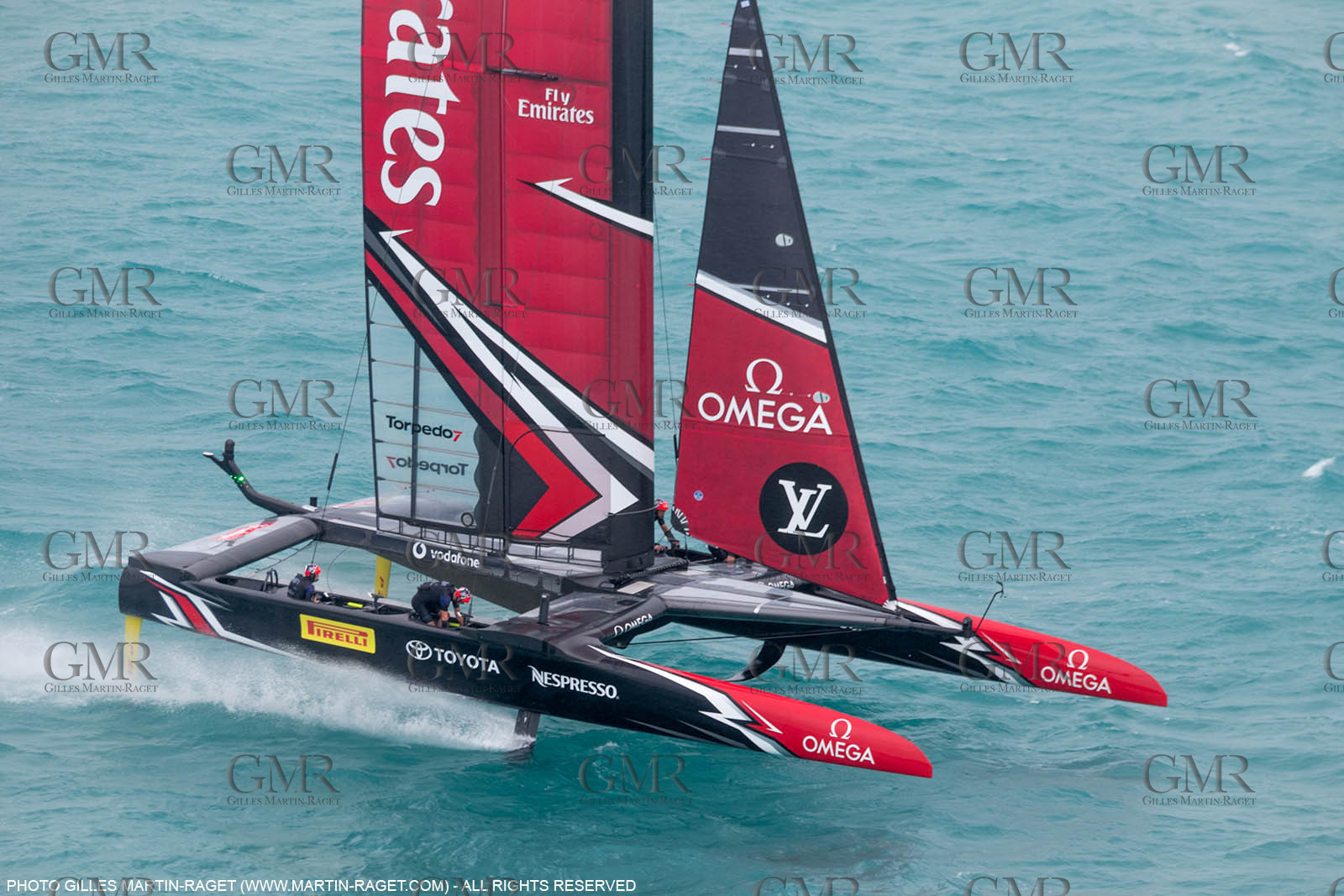 06 06 2017 - Bermuda (BDA) - 35th America's Cup Bermuda 2017 - Louis Vuitton America's Cup Playoffs semi-finals, Day 3