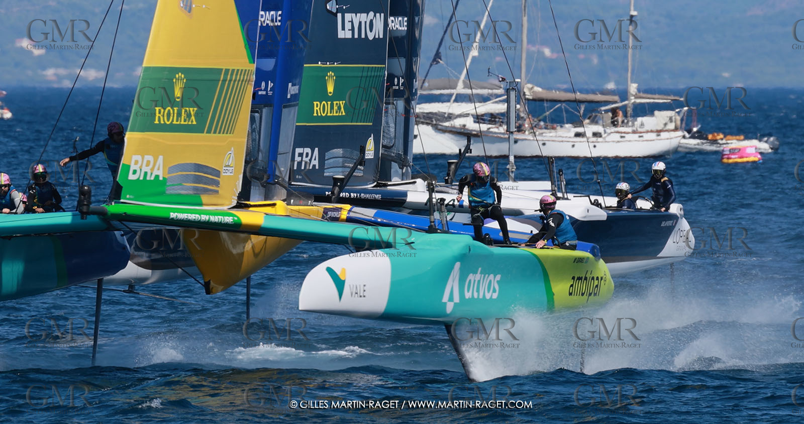 10 09 2025, Saint-Tropez,(FRA), Rockwool SailGP France Saint-Tropez, Race Day 1