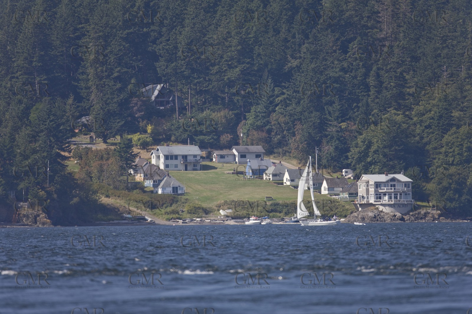 08 09 2008 - Anacortes (WA, USA) - America's Cup - BMW ORACLE Racing - 90 ft trimaran sea trials - Day 6
